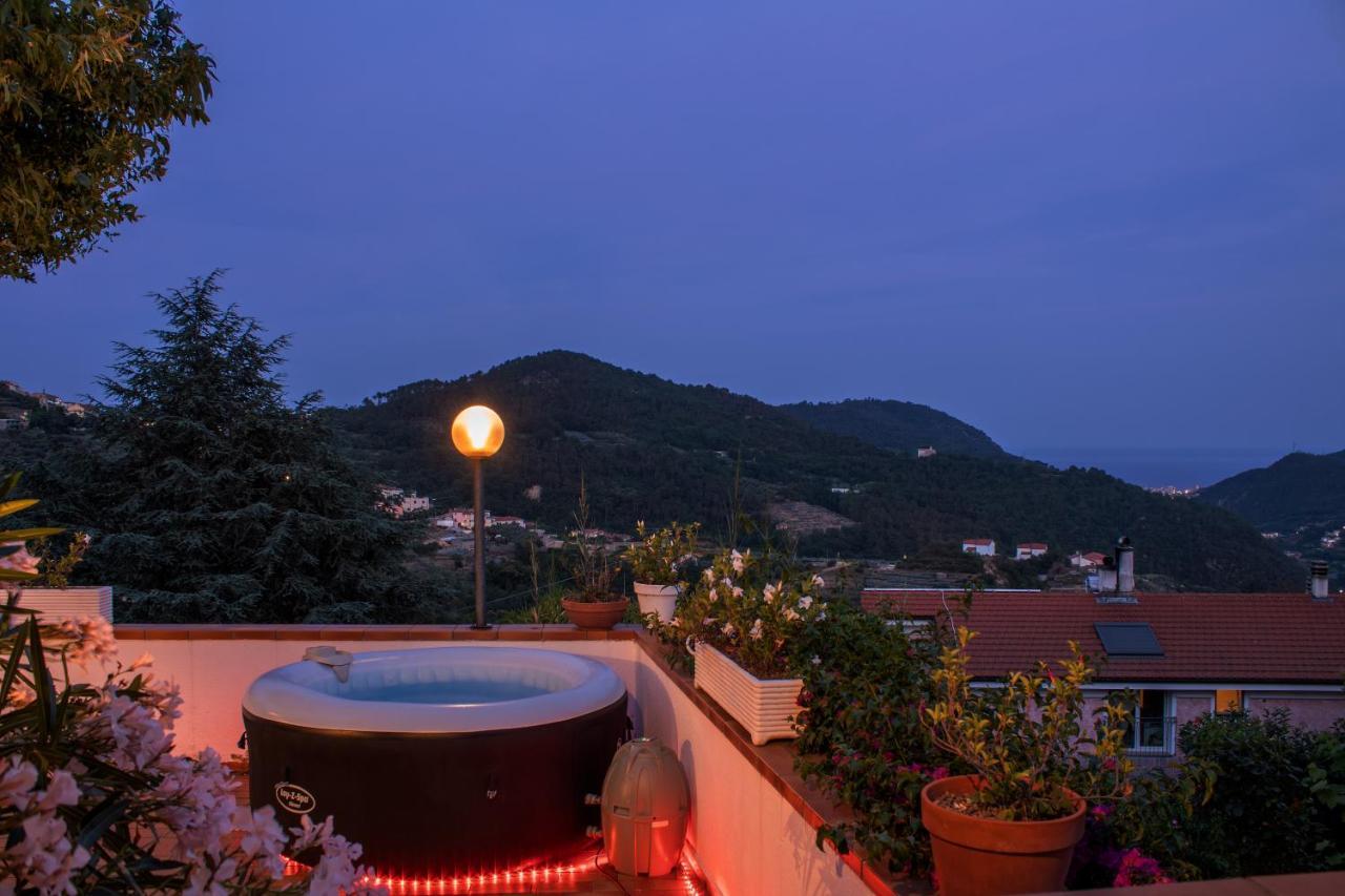 Ampi Terrazzi E Parcheggio - Relax In Villa Bardino Nuovo Exterior foto